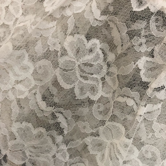 VTG Infant Christening Baptism 4 PC Dress Cape Cardigan Bonnet Ivory W/Lace OS - Picture 3 of 16